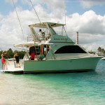 Yacht party charter santo domingo beach caribbean sea